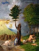 Lorenzo Lotto Allegory of Virtue and Vice Germany oil painting artist